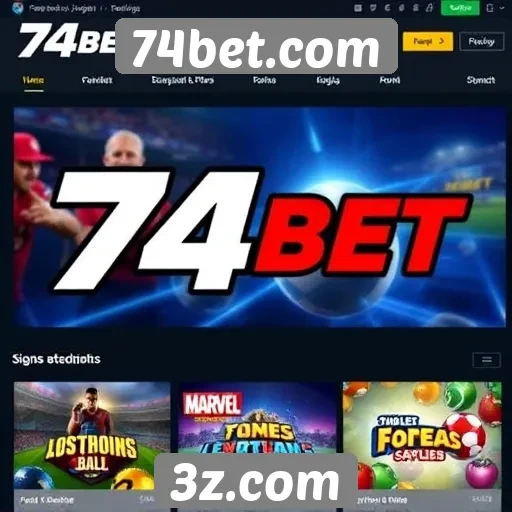 Análise do portfólio de jogos disponíveis em 74bet.com