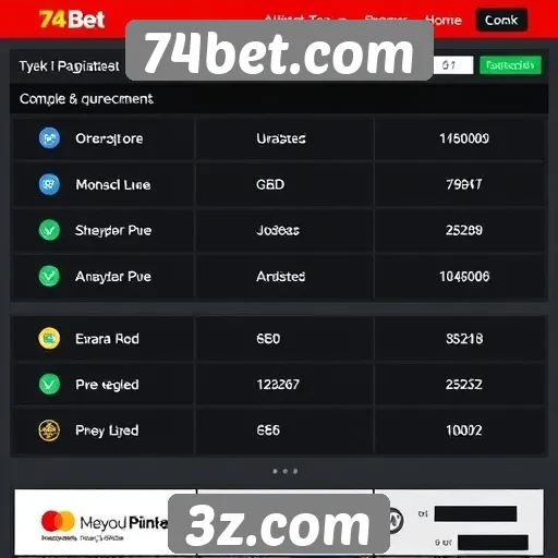 Explorando os métodos de pagamento disponíveis em 74bet.com